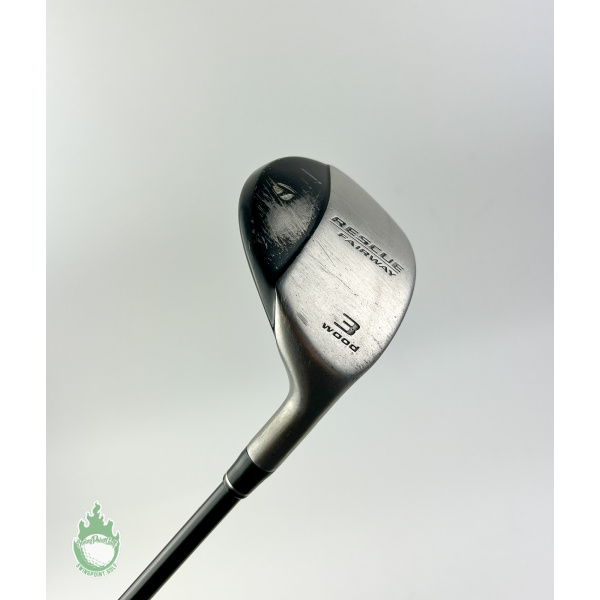 Used RH TaylorMade Rescue Fairway 3 Wood Stiff Flex 55g Graphite Golf Club