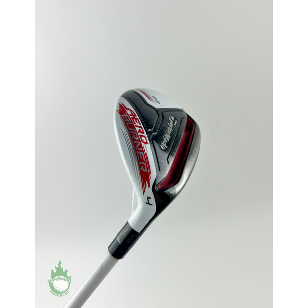 Used TaylorMade AeroBurner Rescue 4 Hybrid 22* Matrix 70g Regular Flex Graphite