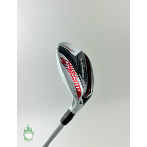 Used TaylorMade AeroBurner Rescue 4 Hybrid 22* Matrix 70g Regular Flex Graphite