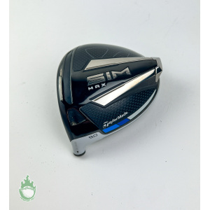 Used Left Handed TaylorMade SIM MAX Driver 9* HEAD ONLY Golf Club