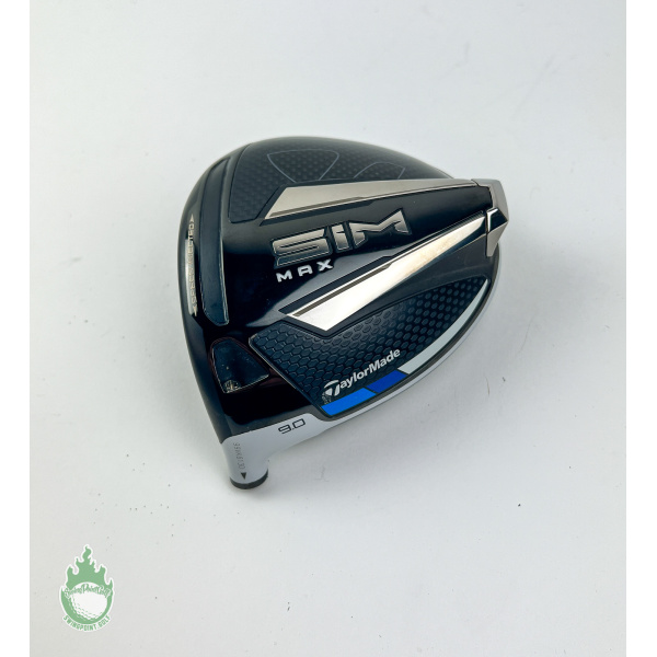 Used Left Handed TaylorMade SIM MAX Driver 9* HEAD ONLY Golf Club