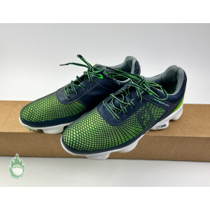 Used FootJoy FJ HyperFlex Golf Shoes Men's Size 9.5 Blue Green FTF 2.0 FlexGrid