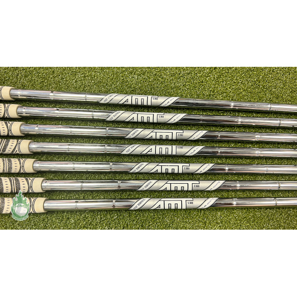 Used True Temper AMT Tour White Shafts 4-PW 106-130g S-Flex S300 .355 Taper Tip