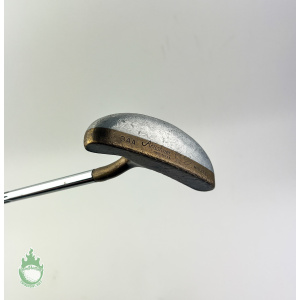 Used Right Handed Acushnet Bullseye Mallet 34" Golf Putter Bullet Grip