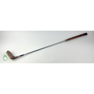 Used RH Kenneth Smith Hand Made Kansas City 35" Wood Putter Steel Golf Club