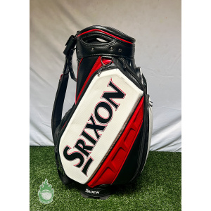 MaxFli Black Leather Staff Golf outlets Bag with