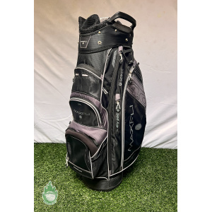 Pre-Owned Maxfli USeries Golf Black Cart Carry Bag 14-way Divider - Ships Free