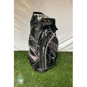 Pre-Owned Maxfli USeries Golf Black Cart Carry Bag 14-way Divider - Ships Free