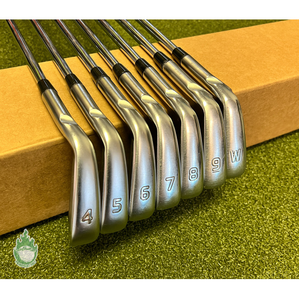 Used Ping Maroon Dot i210 Irons 4-PW DG TI AMT X100 X-Stiff