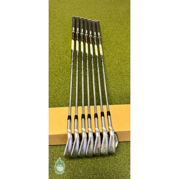 Used Ping Maroon Dot i210 Irons 4-PW DG TI AMT X100 X-Stiff