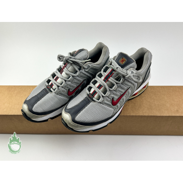 Pre Owned Nike Men Shox Golf Shoes Size 9 Grey & Red 314902-061