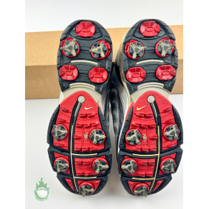 Pre Owned Nike Men Shox Golf Shoes Size 9 Grey & Red 314902-061