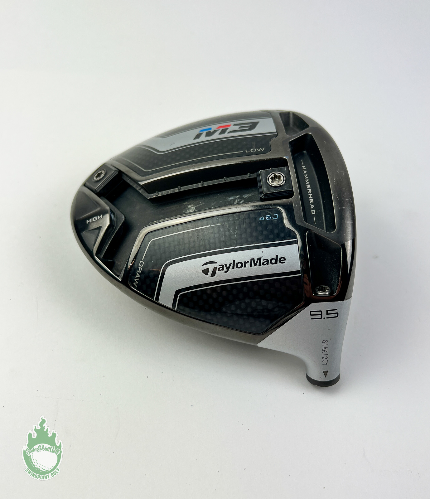 Used Right Handed TaylorMade M3 Driver 9.5* HEAD ONLY Golf Club | eBay