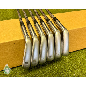 Used RH TaylorMade P-770 Forged Irons 5-PW KBS Tour Stiff Flex Steel Golf Set