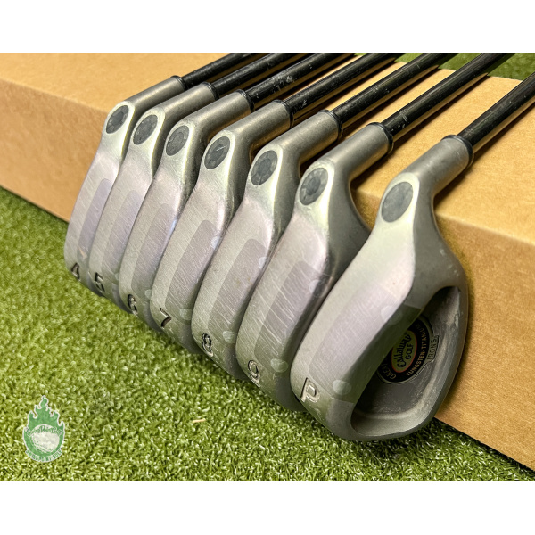 Used Callaway Great Big Bertha Irons 4-PW RCH 96 Light Flex Graphite Golf Set