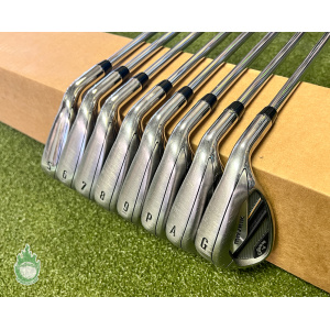 Used RH Callaway Mavrik Irons 5-PW/AW/GW Elevate 95g Regular Steel Golf Set