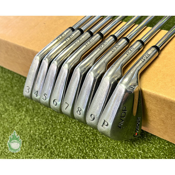 Used RH Goldwin AVDP NP-57 Irons 3-PW Rifle 6.0 Stiff Flex Steel Golf Club Set