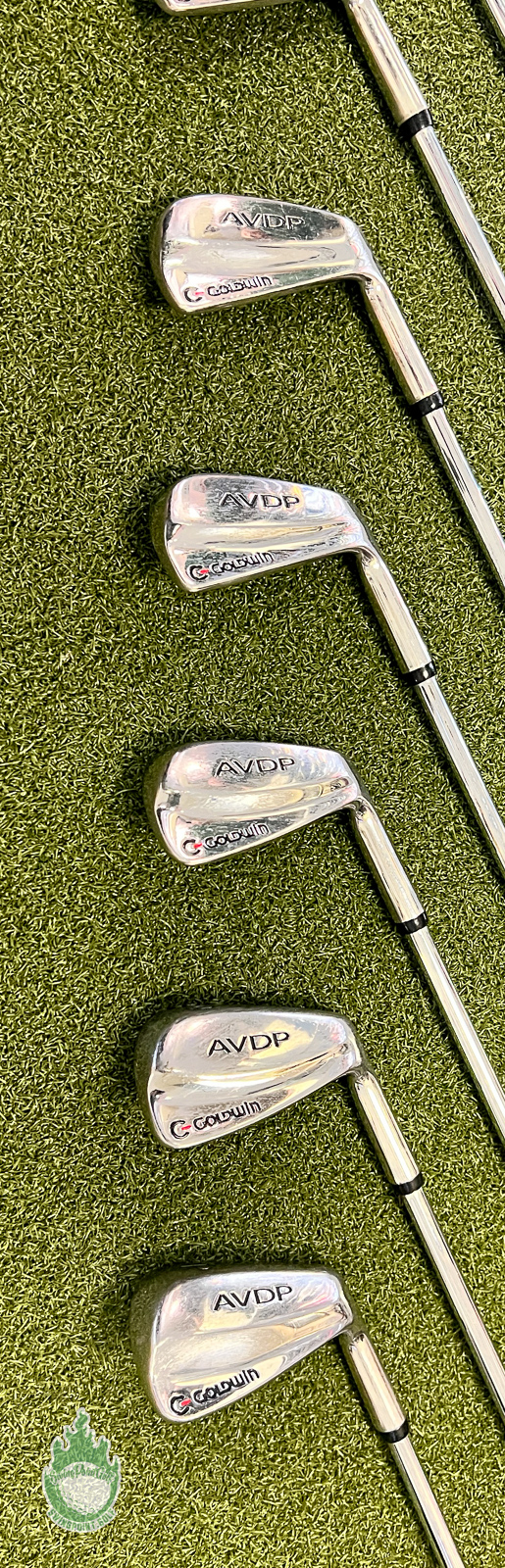 Goldwin AVDP OVERSIZE deals Irons Golf Club Set 3-9 + PW w/ Avoirdupois Firm Shafts