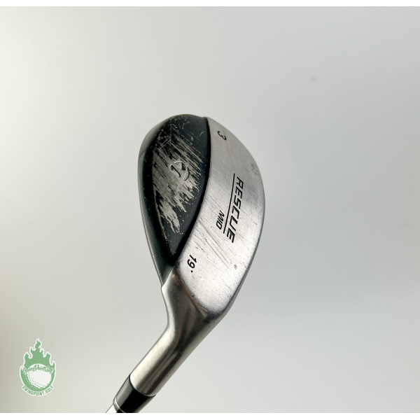 Used Right Hand TaylorMade Rescue Mid 3 Hybrid 19* Stiff Flex Steel Golf Club