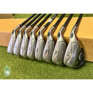 Used Callaway Golf Fusion Wide Sole Irons 4-PW/SW Ladies Flex Graphite Golf Set