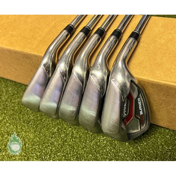 Used RH TaylorMade AeroBurner Irons 7-PW/AW Regular Steel Golf Club Set