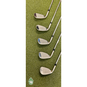 Used RH TaylorMade AeroBurner Irons 7-PW/AW Regular Steel Golf Club Set