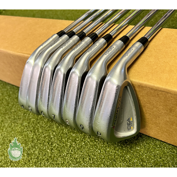 Used RH Adams IDEA Pro Forged Irons 4-PW DG S300 Stiff Flex Steel Golf Set