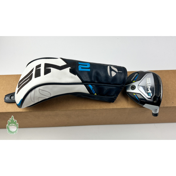 Used Tour Issue 2021 TaylorMade SIM 2 Titanium 3 Wood 15* HEAD ONLY Golf Club