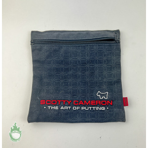 Used Scotty Cameron Dog Canvas Zipper Bag with Pocket
