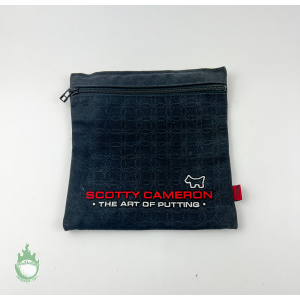 Used Scotty Cameron Dog Canvas Zipper Bag with Pocket