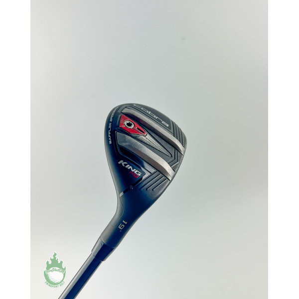 Used RH Cobra King F9 Speedback 3 Hybrid 19* Atmos 7S Stiff Graphite Golf Club