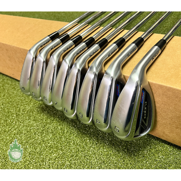 Used RH Cobra King RadSpeed One Length Irons 4-PW/GW S400 Stiff Steel Golf Set