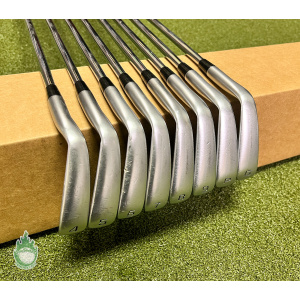 Used RH Cobra King Forged TEC One Irons 4-PW/GW TI S400 Stiff Steel Golf Set