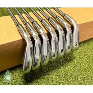 Used Right Handed Callaway X-24 Irons 5-PW/SW Uniflex Steel Golf Club Set