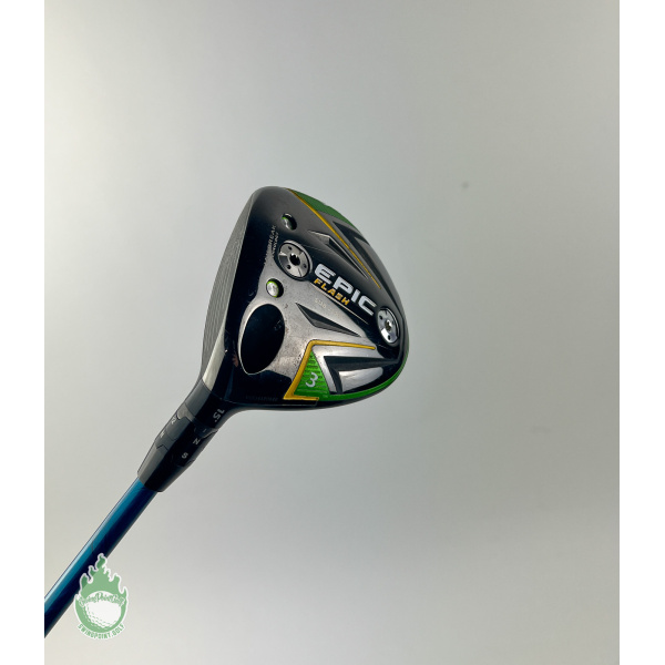 Used LH Callaway Epic Flash Sub Zero Fairway 3 Wood 15* 75g Stiff Graphite Golf