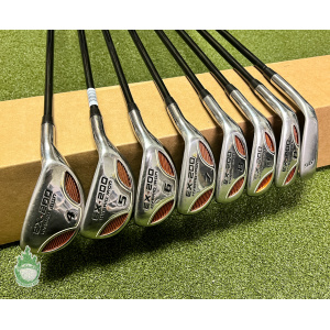 Used RH PowerBilt EX-200 Hybrid Irons 4-PW/SW Regular Graphite Golf Club Set