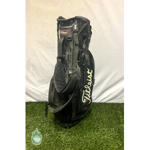 Titleist Player 4 Stadry Golf Stand Bag 4-Way Divided Black Dual Straps/Handle