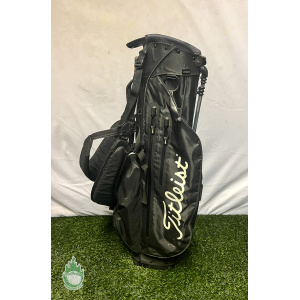 Titleist Player 4 Stadry Golf Stand Bag 4-Way Divided Black Dual Straps/Handle