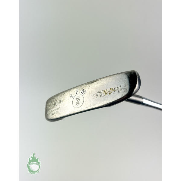 Used RH Mizuno TP Mills TPM 3 Grain Flow Forged 35" Putter Steel Golf Club