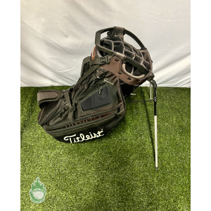 Titleist Golf Cart/Carry Stand Bag Hybrid 14-Way Divided Black W/ Dual Straps