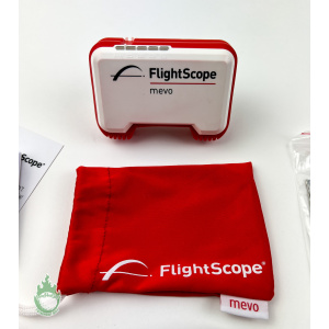 Used in Box FlightScope Mevo Golf Launch Monitor With Charger & Carry Case