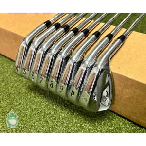 Used Titleist 718 AP2 Forged Irons 4-PW/50* N.S. Pro 950GH Stiff Steel Golf Set