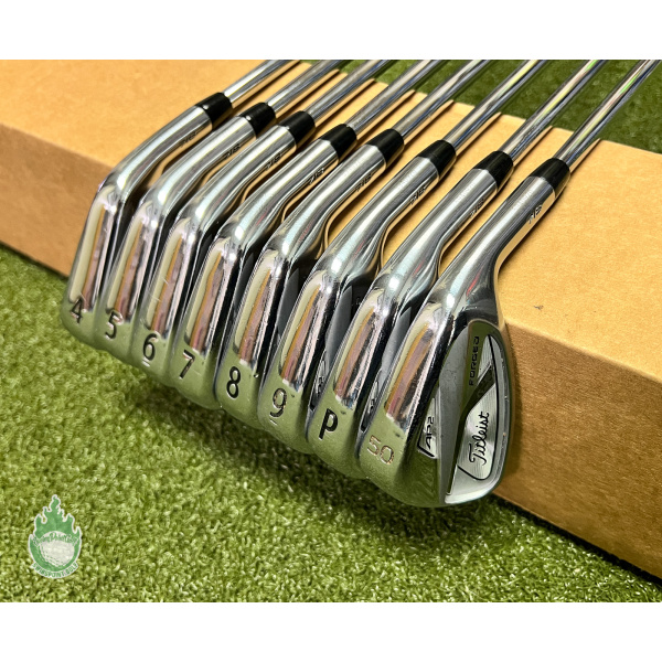 Used Titleist 718 AP2 Forged Irons 4-PW/50* N.S. Pro 950GH Stiff Steel Golf Set
