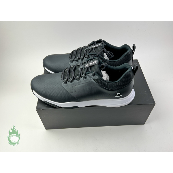 Cuater by TravisMathew The Ringer Mens Black Leather Spikeless Golf Shoes Sz 11 Cuater by TravisMathew Men main image 3