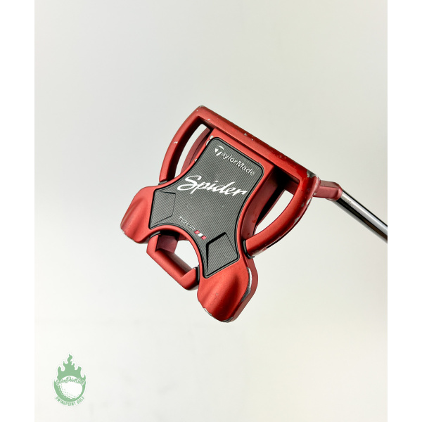 Used Right Handed TaylorMade Spider Tour Red 35" Putter Steel Golf Club
