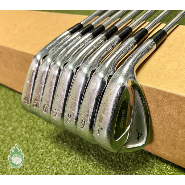 RH Mizuno MP-59 Ti Muscle Forged Irons 4-PW DG S300 Stiff Flex Steel Golf Set