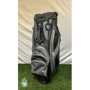 Very Nice OGIO Cirrus 15-Way Golf Bag Black/Grey 2X Barrel Club Management