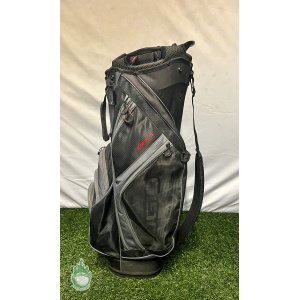 Very Nice OGIO Cirrus 15-Way Golf Bag Black/Grey 2X Barrel Club Management