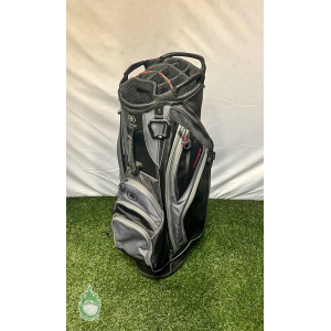 Very Nice OGIO Cirrus 15-Way Golf Bag Black/Grey 2X Barrel Club Management