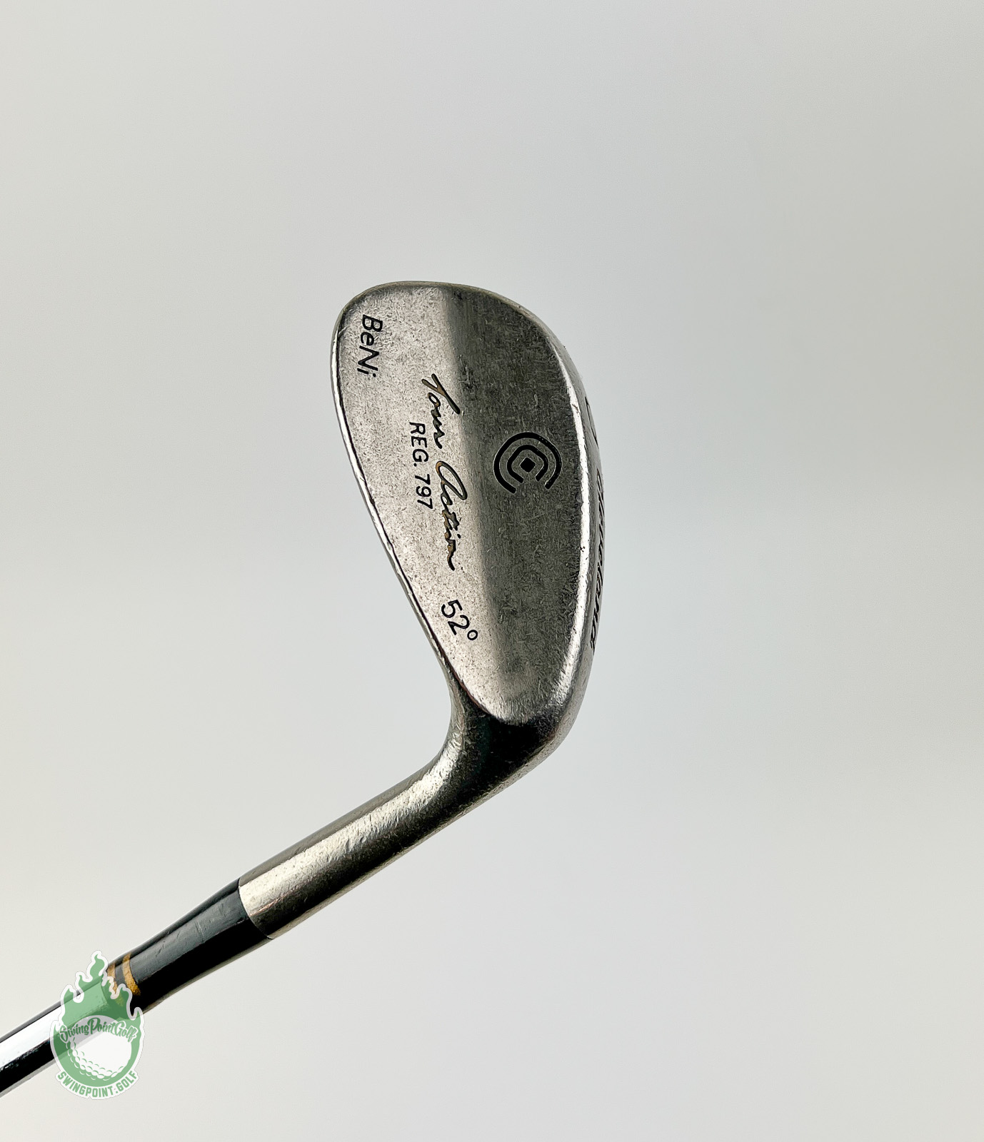 Used RH BeNi Cleveland Tour Action Reg 797 52* D Wedge Flex Steel